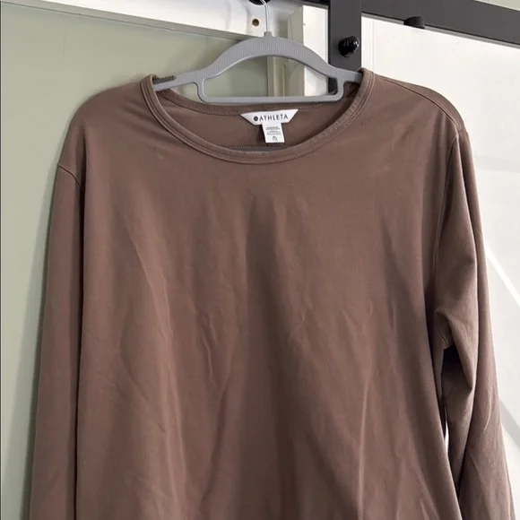 Athleta Brown Long Sleeve Top - Picture 4 of 10